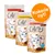 Catessy Yummmmeow! Snack, maut: with beef & malt, with poultry & cheese, with salmon. Pakkauksessa teksti: Crunchy'n smooth!, 65 g. Oranssi ympyrä: Kokeile nyt! Catessy Yummmmeow! Snack, maut: with beef & malt, with poultry & cheese, with salmon. Pakkauksessa teksti: Crunchy'n smooth!, 65 g. Oranssi ympyrä: Kokeile nyt!