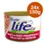 Life Cat Natural, tuńczyk z wołowiną i szynką z kurczaka, 24x150g puszka.