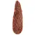 Um snack para cão castanho, alongado, com textura carnuda.