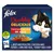 Purina Felix Doubly Delicious Countryside selection in jelly, 24x bustine. No colourants. Con manzo e pollame, pollo e rene, agnello e vitello, tacchino e fegato.
