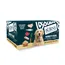 Burns Variety Box showing hand cooked meals with chicken, fish, lamb, turkey, rice and vegetables. Includes 3 x chicken, 3 x turkey, 3 x lamb, 3 x fish. For adult and senior dogs.