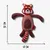 Soft toy shown with dimensions: 32 cm tall and 18 cm wide.