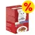 Caja de Purina Gourmet mon Petit para gatos, 6 x 50 g, variedades atún, salmón y trucha. Etiqueta de oferta con símbolo de porcentaje en amarillo.