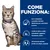 COME FUNZIONA: L-triptofano e proteine del latte idrolizzate per controllare lo stress, livelli di calcio e sodio controllati con potassio citrato, miscela di fibre vegetali. Gatto visibile.