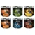 Boîtes Wild Freedom 200g : Wide Country Chicken, Green Lands Chicken with Lamb, Golden Valley Chicken with Rabbit, Cold River Chicken with Pollock, Deep Forest Chicken with Game.