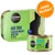 Cosma Pure Love Mix Box Chicken Breast and Fish in Jelly, 6 x 170 g. Skipjack Tuna in Jelly visible sur la boîte et la conserve. Texte orange : Jetzt testen! (allemand).