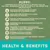 Puppy food benefits: complete and balanced, small kibbles, turkey protein, prebiotic FOS for digestion, seaweed for oral hygiene, vitamin E for immunity, yucca to reduce odours.