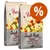 Два пакета Purizon Single Meat Horse with Marigold Flowers, 12 кг, с надпис 50% конско месо, 50% растителни съставки, 0% зърно. Оранжев кръг с процентен знак за промоция. Два пакета Purizon Single Meat Horse with Marigold Flowers, 12 кг, с надпис 50% конско месо, 50% растителни съставки, 0% зърно. Оранжев кръг с процентен знак за промоция.