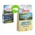 Packaging change from old to new for large puppy chicken with fish dry food, 12kg. New pack highlights 80% chicken and fish, 20% vegetables, 0% grain.