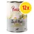 Purizon Single Meat Chicken with Chamomile Blossoms, 400 g, confezione da 12. Testo visibile: 13% protein content.