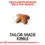 CROCCHETTE PENSATE PER IL TUO BEAGLE. TAILOR-MADE KIBBLE. Crocchetta a forma di stella su sfondo bianco.
