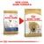 Royal Canin French Bulldog Adult -koiranruoan pakkausuudistus: vasemmalla vanha, oikealla uusi pakkaus. Teksti ylhäällä: NEW LOOK, SAME FORMULA.