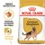 ROYAL CANIN ADULT German Shepherd, granula vyrobená na mieru, účinnosť trávenia. Balenie s obrázkom nemeckého ovčiaka a tvarom granuly.