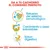 Da a tu cachorro el comienzo perfecto: refuerzo del sistema inmunológico, crecimiento y peso saludables, salud digestiva. Texto en español con iconos explicativos.