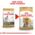 Image showing Royal Canin Adult Yorkshire Terrier food packaging changing to a new design with the text 'New look, same formula'.