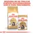 Royal Canin Maine Coon Adult. Ergänzen Sie die tägliche Portion Trockenfutter durch einen Frischebeutel. Verpackungen für Trocken- und Nassfutter abgebildet.