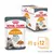 ROYAL CANIN HAIR & SKIN, 85 g x 12. Text: 90% of owners observed good skin and coat quality after 3 weeks. Balení kapsiček s obrázkem kočky a porcí krmiva.
