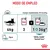 Modo de empleo para gato de 4 kg: energía metabolizable 813 kcal/kg, 3 sobres o 1 sobre más 36 g de ROYAL CANIN Hairball Care. Agua disponible.