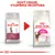 Porovnání starého a nového balení krmiva pro kočky Royal Canin Exigent, nápis: Nový vzhled, vylepšená receptura.