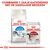Royal Canin Home Life Indoor 27 kattenbrokken en Royal Canin Instinctive natvoeding, tekst: Combineer 1 zakje natvoeding met de dagelijkse brokken.
