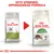 Royal Canin Outdoor kattmat, bild på gammal och ny förpackning med text: NYTT UTSEENDE, UPPGRADERAD FORMULA. Synlig produktinformation på båda påsarna.
