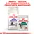 ROYAL CANIN Regular Sterilised 7+ crocchette e Instinctive 7+ bustina per gatti, testo: Abbina 1 bustina con il quantitativo di crocchette quotidiano.
