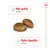 Two pieces of pet food with labels highlighting high-quality nutrients and highly digestible proteins.