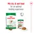 Instructional image showing Royal Canin Mini Ageing 12+ dry and wet food with text: Mix dry & wet food for an optimal feeding experience.
