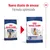 Nuevo diseño de envase Royal Canin Maxi Adult 5+. Fórmula optimizada. Imagen de los dos paquetes: diseño antiguo a la izquierda, nuevo a la derecha con perro pastor alemán visible.