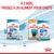 À 2 mois, passez à un aliment pour chiots. Royal Canin Starter Mother & Babydog Giant 1–2 mois, puis Royal Canin Puppy Rottweiler ou Puppy Giant 2–8 mois. Indication de transition à 2 mois.
