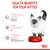 Health benefits for kittens: strong immune system with vitamins and antioxidants, brain development with DHA, microbiome support with prebiotics and highly digestible proteins.