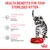 Health benefits for sterilised kitten: strong immune system with vitamins and antioxidants, growth and weight control with moderate fat, microbiome support with prebiotics and digestible proteins.
