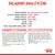 Składniki analityczne: białko surowe 34 %, tłuszcze 12 %, popiół 7,4 %, włókno 9,8 %, wapń 1,04 %, fosfor 0,95 %, DHA 0,14 %. Skład i dodatki podane szczegółowo poniżej.