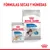 ROYAL CANIN Light Weight Care, fórmulas secas y húmedas para perros. Envases visibles: bolsa grande Medium y sobre pequeño All Sizes, texto en inglés y español.