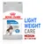 Karma Royal Canin Light Weight Care Medium, widoczny napis: Helps Limit Weight Gain, 80% achieved a healthier weight, dla psów od 11 do 25 kg. Opakowanie z psem rasy spaniel.