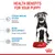 Health benefits for your puppy: strong immune system with vitamins and antioxidants, brain development with omega-3 fatty acid (DHA), microbiome support with prebiotics and digestible proteins.