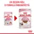 Royal Canin Kitten 85 g, ambalaj vechi și nou prezentate. Text vizibil: „UN DESIGN NOU, O FORMULĂ ÎMBUNĂTĂȚITĂ”, „KITTEN Up to 12 months”, „NO PRESERVATIVES”.