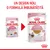 Royal Canin Kitten 85 g, ambalaj vechi și nou. Text vizibil: Un design nou, o formulă îmbunătățită. Pentru pisici până la 12 luni. Fără conservanți. În jeleu.