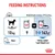 Feeding instructions: for a 10kg pet, feed either 9 pouches daily or 1 pouch plus 143g of dry food. Ensure fresh water is available. Metabolisable energy: 670 kcal/kg.