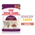 ROYAL CANIN SENSORY TASTE omáčka, 85 g. Na obale mačka a kúsky v omáčke. Text: SENSORY TASTE, OMÁČKA, Feline Health Nutrition.