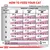 Feeding guide chart showing daily dry and mixed food amounts for cats by weight and condition: thin, normal, overweight. Includes dry grams and pouch combinations. Water recommended.