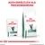 Royal Canin Veterinary Satiety Weight Management, na voljo kot mokra in suha hrana. Embalaža s sliko mačke in vidnim imenom izdelka.
