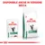 Royal Canin Satiety Weight Management per gatti, bustina e sacco con scritta 'DISPONIBILE ANCHE IN VERSIONE SECCA' in alto. Immagine di gatto su entrambe le confezioni.