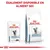 ROYAL CANIN VETERINARY SKIN & COAT pour chat, sachet et sac visibles. Texte en haut : ÉGALEMENT DISPONIBLE EN ALIMENT SEC.