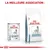 Royal Canin Sensitivity Control poulet avec riz boîte et Royal Canin Skin Support sac, texte visible : LA MEILLEURE ASSOCIATION