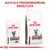 Royal Canin Gastrointestinal Moderate Calorie, erhältlich als Nass- und Trockenfutter. Verpackungen mit Katzenabbildung und Produktdetails sichtbar.