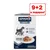 Advance Veterinary Diets Recovery, 11×100 г. Акция: 9+2 в подарок! Видны изображения собаки и кошки, кусочки корма на тарелке. Текст на английском о составе и вкусе.