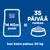 14 kg:n pussi = 35 päivää ruokaa, kun koira painaa 30 kg
