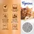 Tigerino Performance kattenbakvulling. Zichtbare claims in het Engels: natural clay granulate, extremely absorbent and high-yield, with active carbon for extra strong odour absorption, ultra-hygienic especially for multi-cat households, extremely low-dust, extreme clumping.