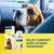 Adaptil Transport spray and packaging shown with a dog in a car. Text states: Helps comfort dogs during transport. Product claims to comfort dogs in stressful situations.